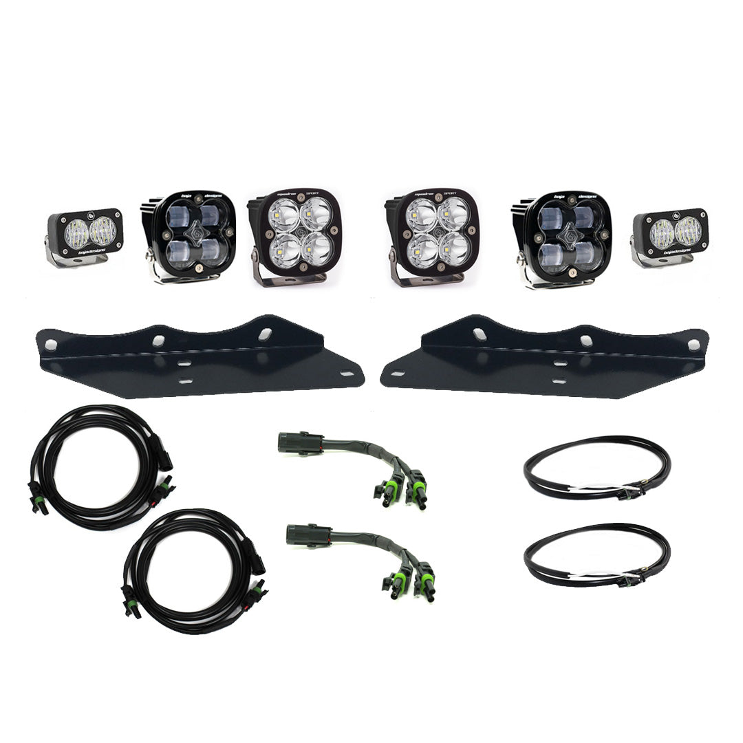 Raptor Fog Light Kit 17-18 F-150 Raptor Fog Pocket Kit SAE Sportsmen Baja Designs 447617
