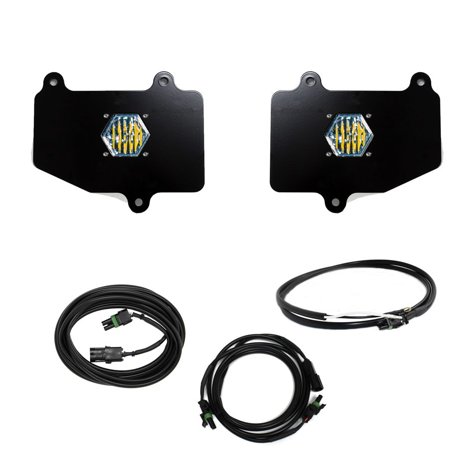 Jeep JT LED Light Dual S1 Reverse Kit w/Upfitter For 18-Pres Wrangler JT Baja Designs 447652UP