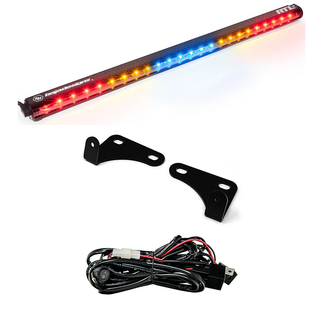 Polaris RZR 15-18 2 Seat 30 Inch RTL-B Rear Light Bar with Bracket Kit Baja Designs 447813