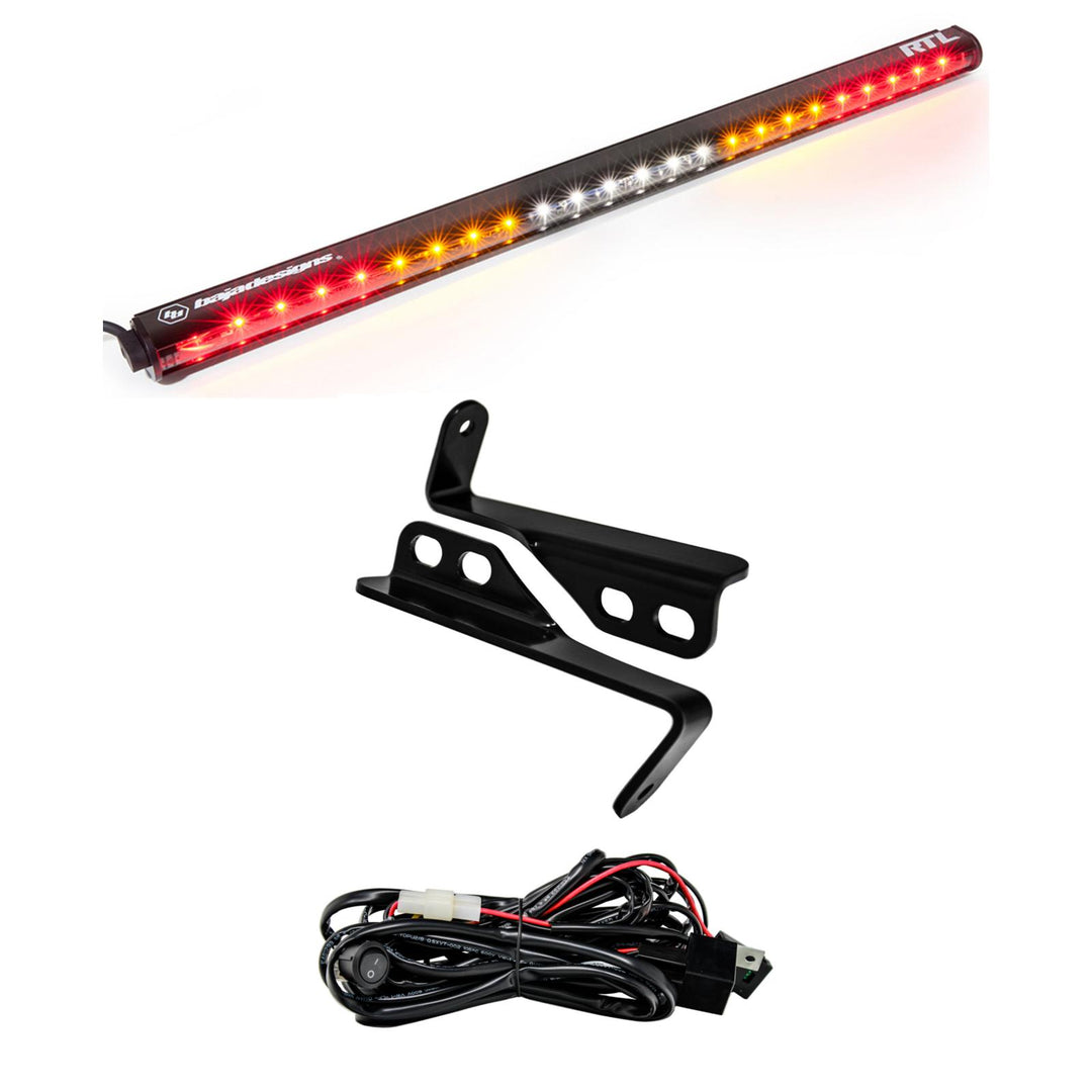Polaris RZR 15-18 4 Seat 30 Inch RTL Rear Light Bar with Bracket Kit Baja Designs 447815