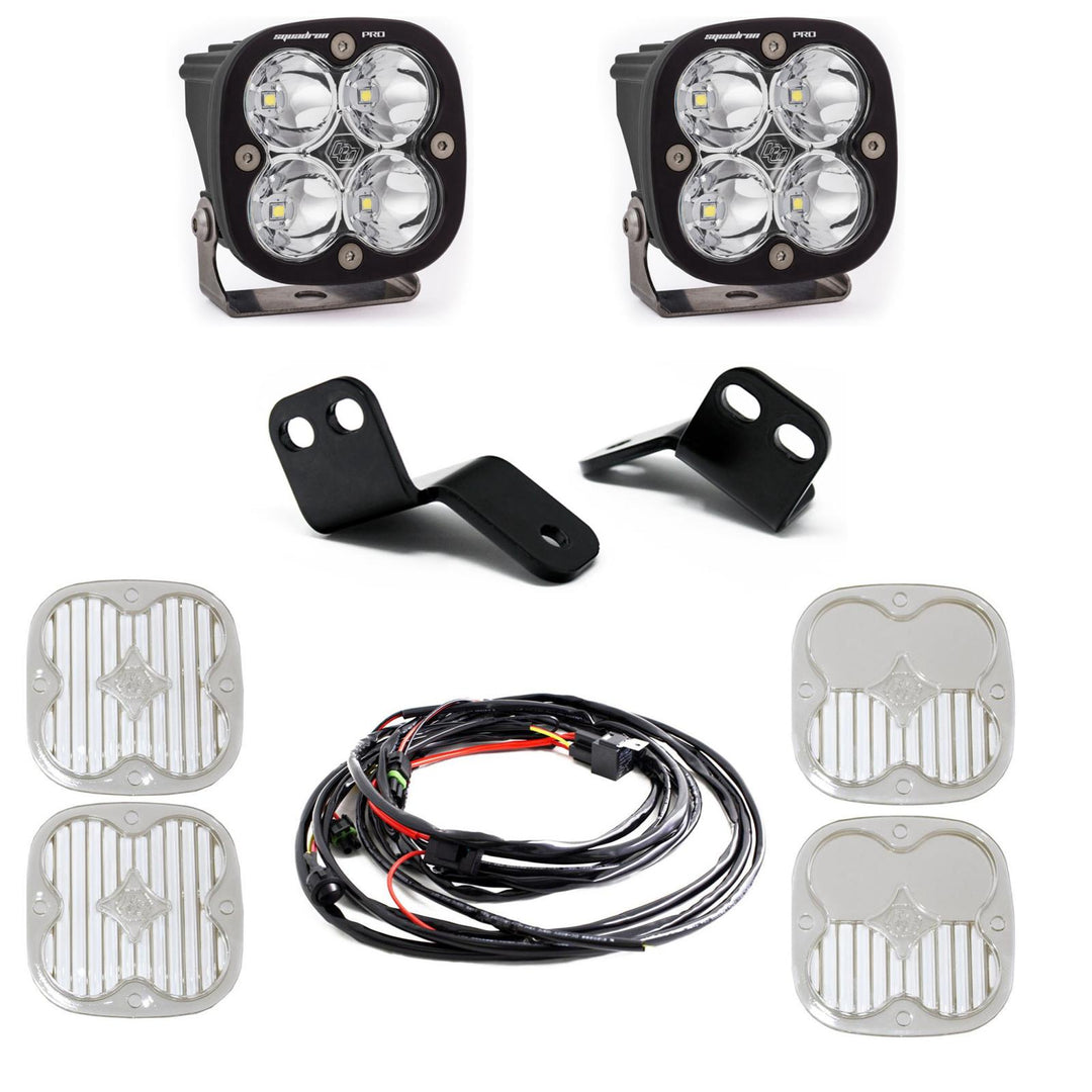 Squadron Pro A-Pillar Kit 18-22 Wildcat XX Driving/Combo Clear Baja Designs 447828