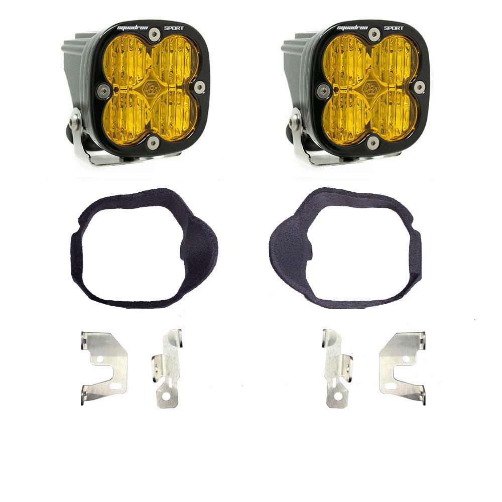 Mercedes Squadron Sport Fog Pocket Light Kit For Mercedes 2014-2018 Sprinter Van (Baja Amber) Baja Designs 448133