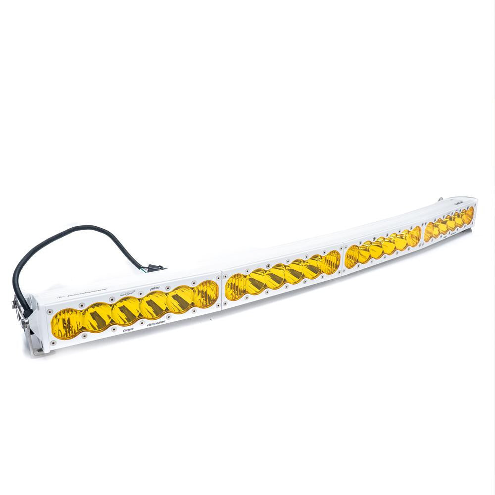 OnX6 White Arc LED Light Bar (40 Inch; Driving/Combo; Baja Amber) Baja Designs 524013WT