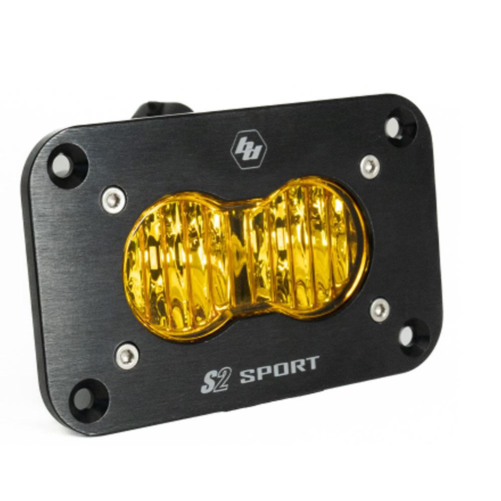 S2 Sport LED Wide Cornering Baja Amber Flush Mount Baja Designs 541015