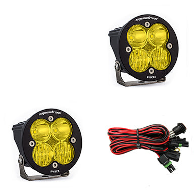 LED Light Pods Baja Amber Lens Driving/Combo Pair Squadron R Pro Baja Designs 597813