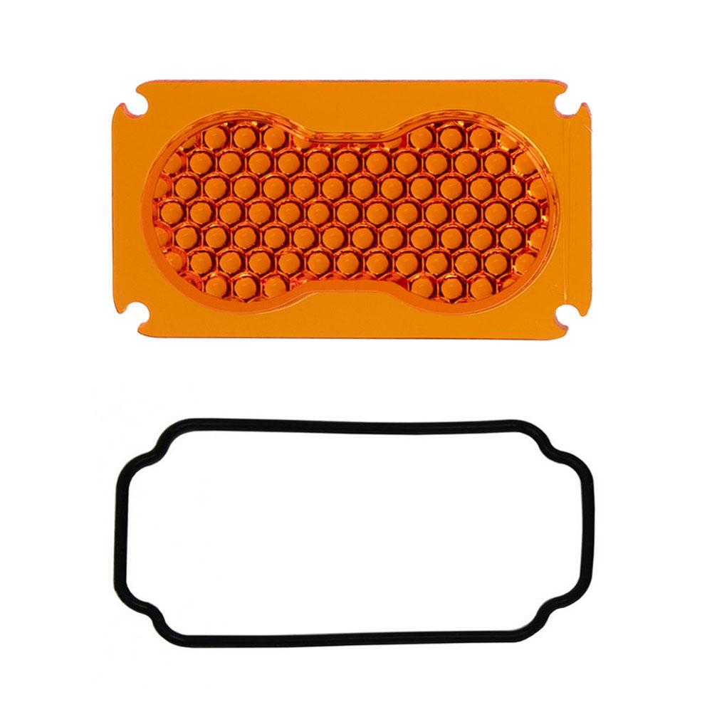 S2 Light Pod Lens Kit (Work/Scene; Factory Amber) Baja Designs 660134