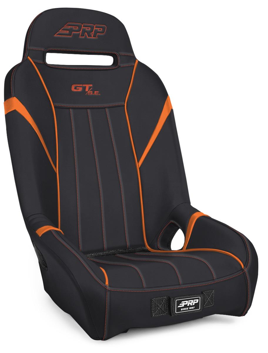 GT/S.E. Suspension Seat Black and Orange PRP Seats
