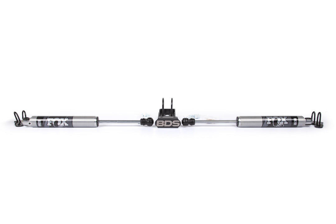 Dual Steering Stabilizer Kit w/ FOX 2.0 Performance Shocks Jeep Wrangler JK 07-18 BDS2027DF