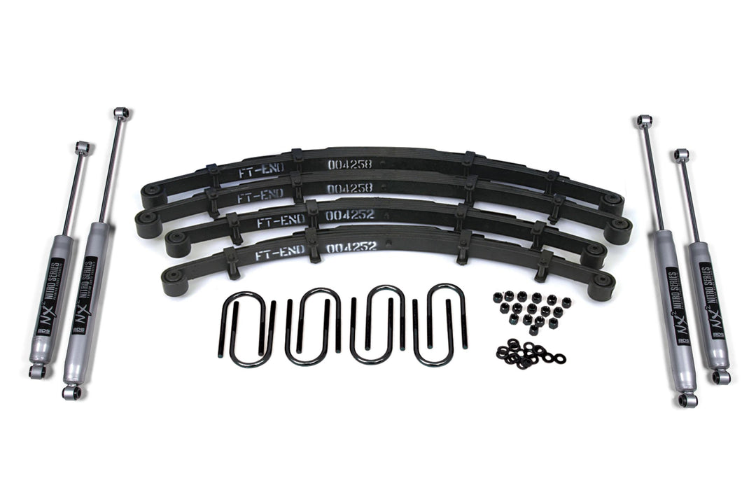 2.5 Inch Lift Kit Jeep CJ5/CJ6 72-75 Fox 2.0 Performance Shocks BDS400FS