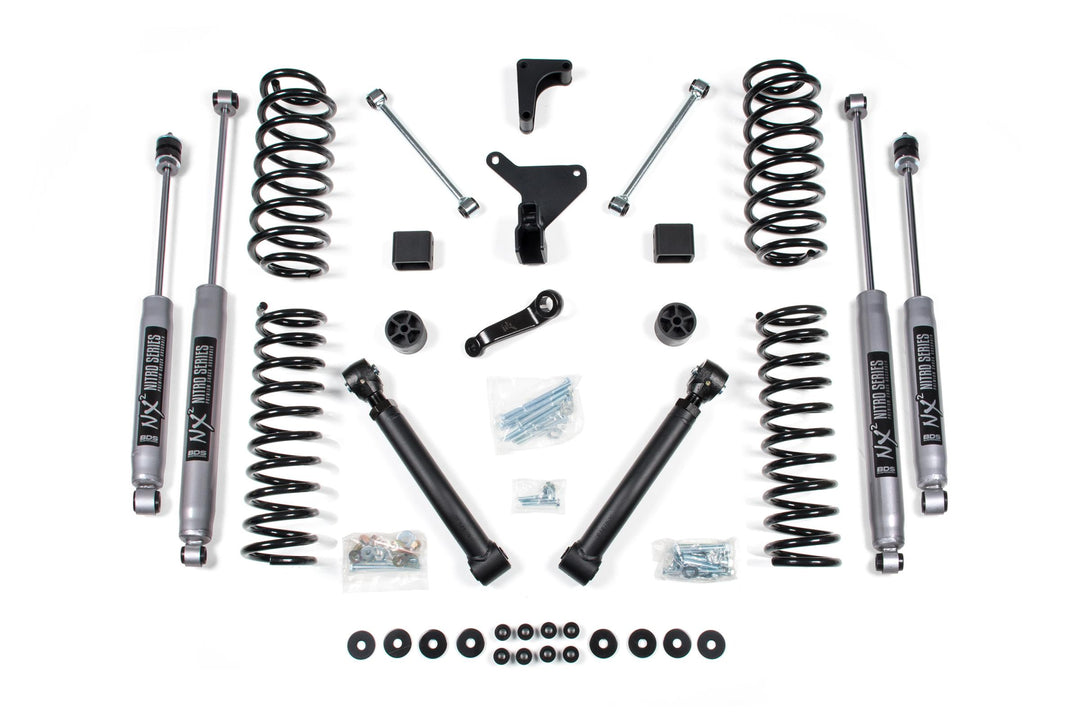 4 Inch Lift Kit Jeep Grand Cherokee WJ 99-04 Fox 2.0 Performance Shocks BDS448FS
