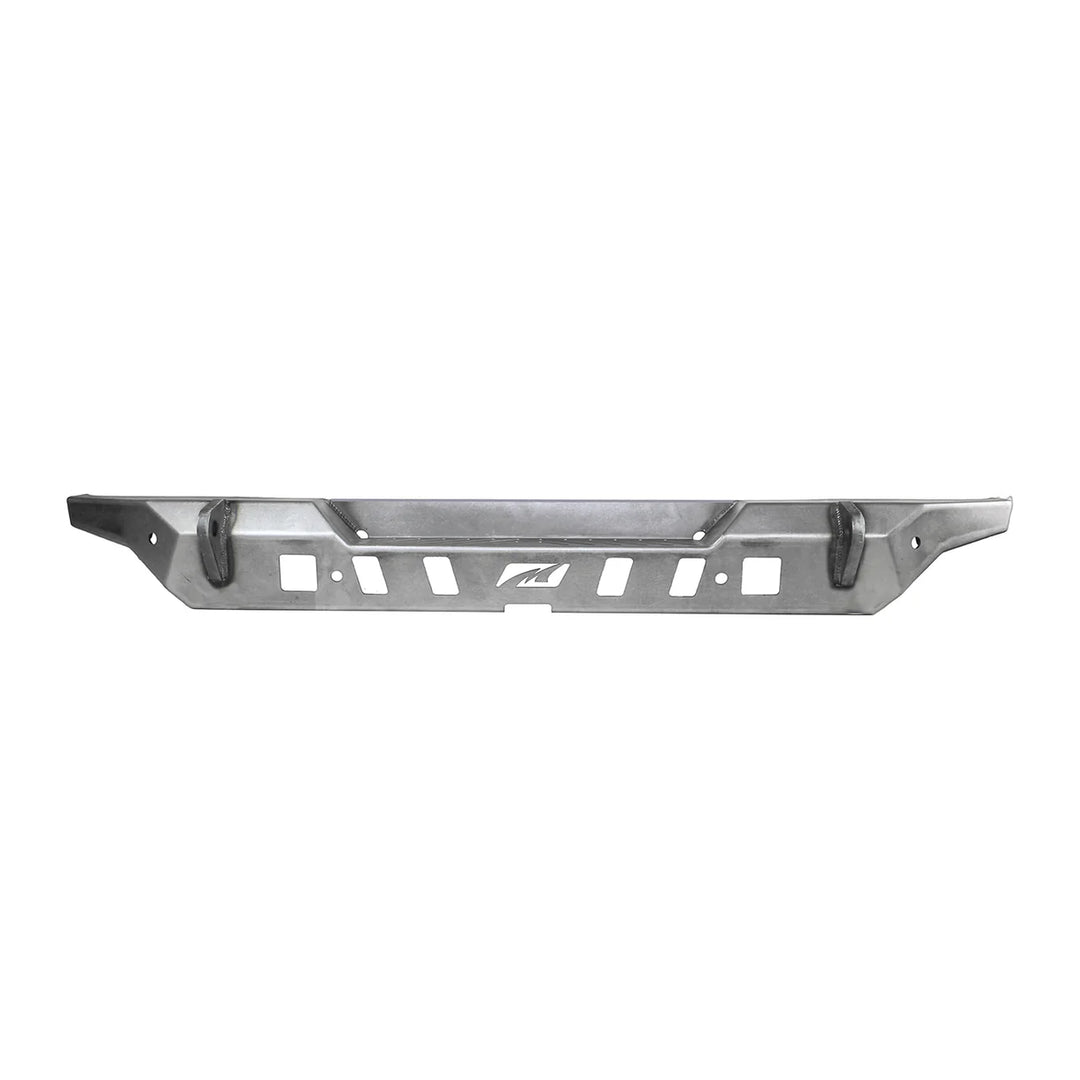 Motobilt Rear Crusher Bumper w Light Mounts w Spare Tire Cutout for Jeep JL