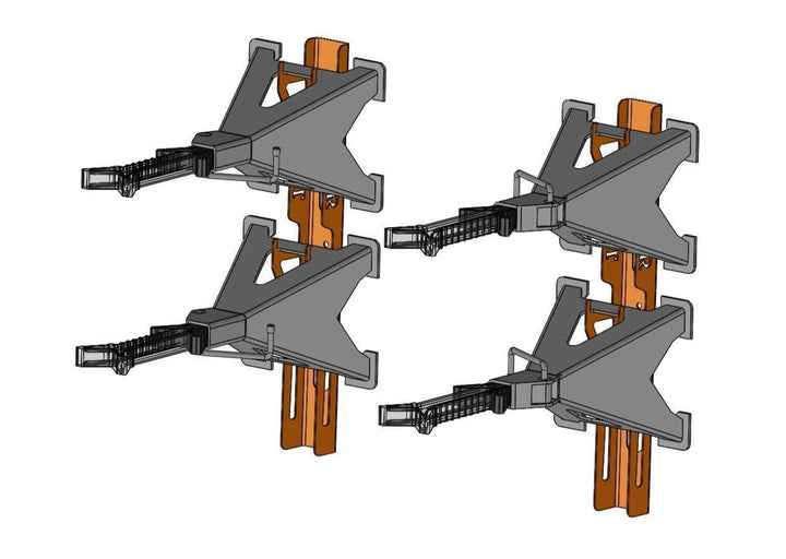 TMR LARGE Jack Stand Storage Rack - PAIR - Skinny Pedal Racing