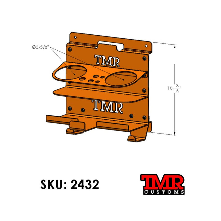 TMR Wall Mount Weld Organizer - The Whole Shebang - Skinny Pedal Racing