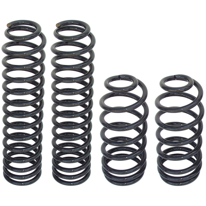 Coil Spring Set 97-06 Wrangler TJ 4 Inch Lift Front/Rear Set of 4 RockJock 4x4 CE-9130H