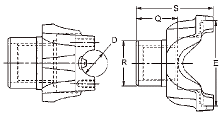 Spicer 3-4-6211-1 (1350, 32 Spline) - Skinny Pedal Racing
