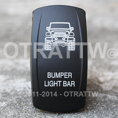 JK Bumper Light Bar Rocker Switch sPOD VVPZCBB-5JK