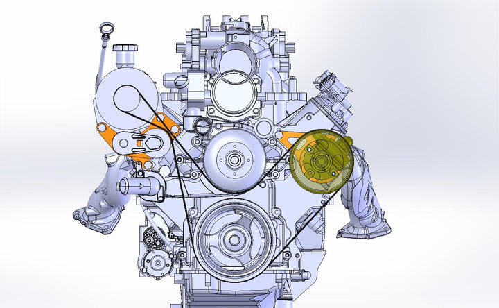Goatbuilt CBR/TC Mid Mount Pump Bracket - Skinny Pedal Racing