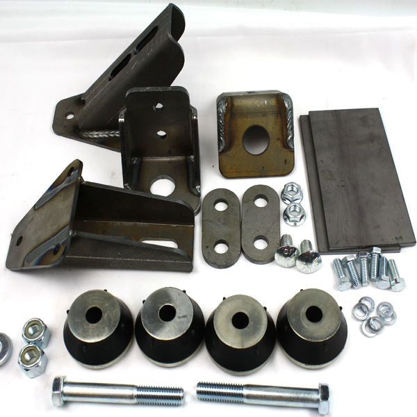 Chevy V8 and 4.3L V6 Engine Mount Kit for Toyota Land Cruiser FJ40, FJ60, FJ62 - 713124