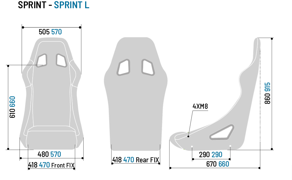 Sparco Sprint+ L FIA Racing Seat