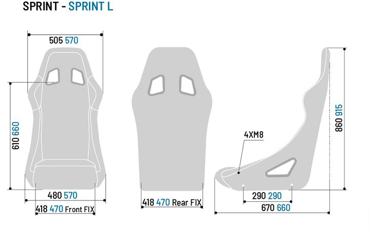 Sparco Sprint+ L FIA Racing Seat