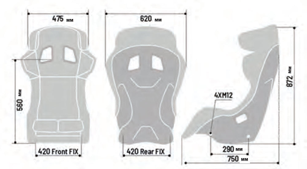 Sparco ADV XT FIA 8862 Racing Seat