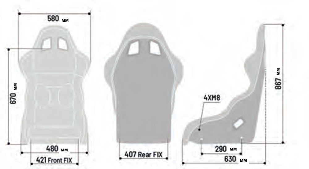 Sparco Pro 2000 QRT FIA Racing Seat