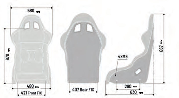 Sparco Pro 2000 QRT FIA Racing Seat