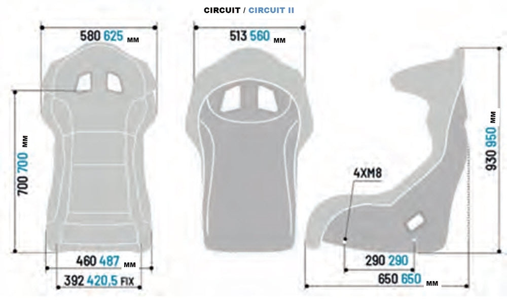 Sparco Circuit QRT FIA Racing Seat