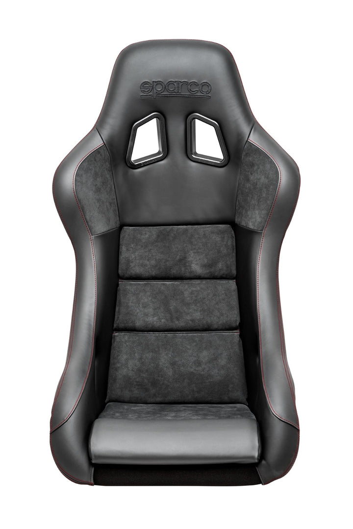 Sparco QRT-C Performance Carbon FIA Racing Seat - Black w/ red