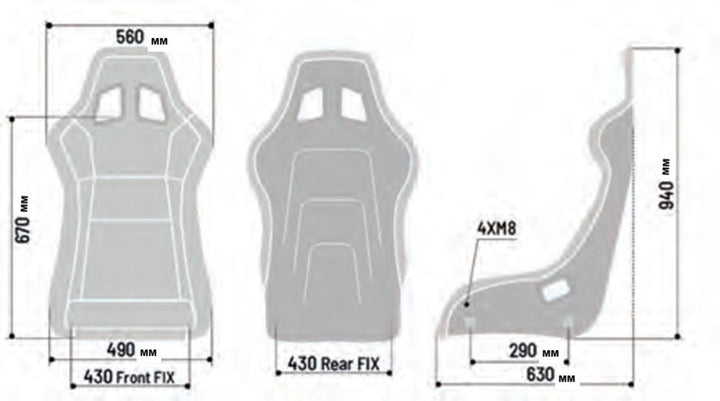Sparco QRT-K Carbon Kevlar FIA Racing Seat