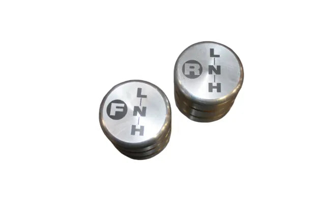 Knob Set - Atlas Std. Pattern Bright Aluminum | SKU 303150