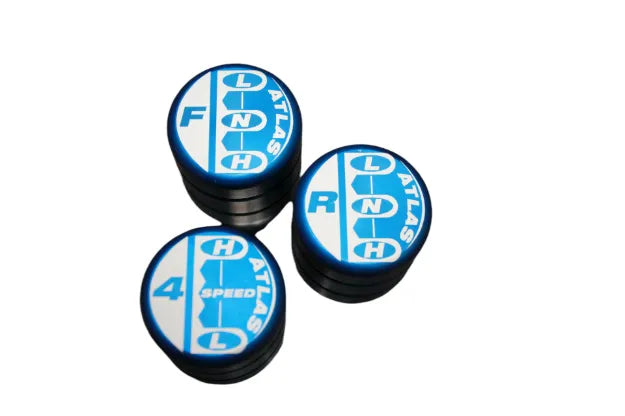 Knob Set - Atlas 4SP Sport Blue | SKU 303156BL