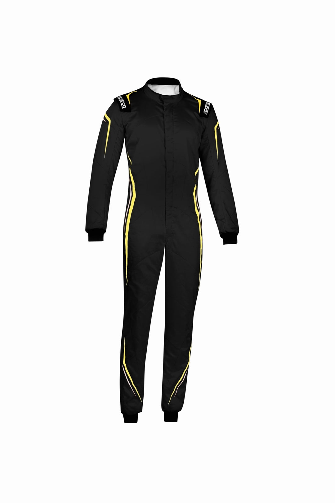 Sparco Prime FIA Racing Suit - Black/Yellow