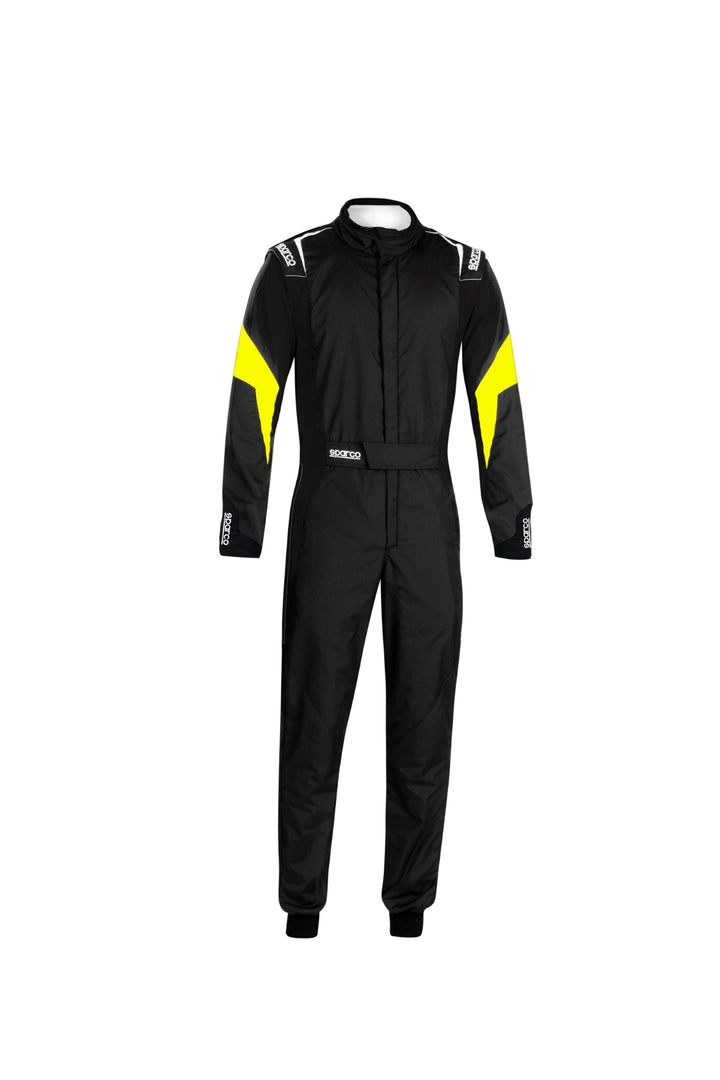 Sparco Competition FIA/SFI Racing Suit - Black/Yellow