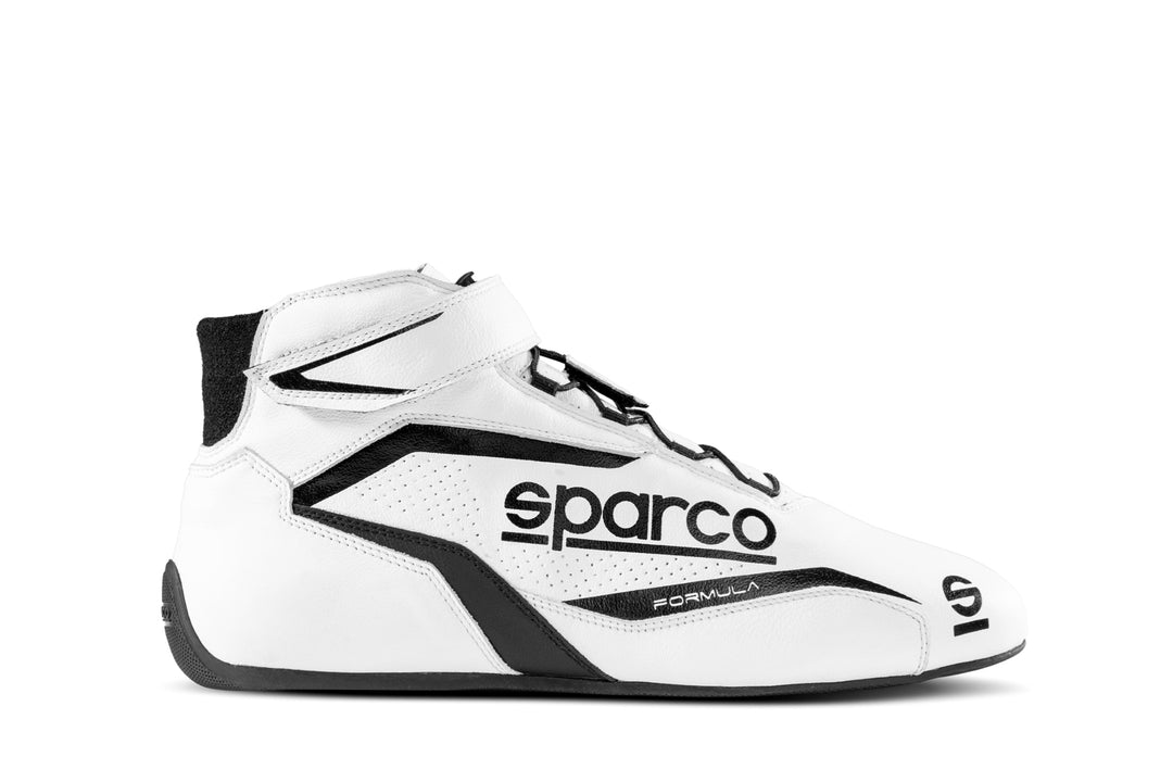 Sparco Formula FIA/SFI Racing Shoes - White/Black