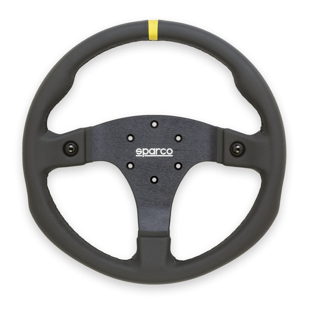 Sparco R330B Steering Wheel with Push Buttons