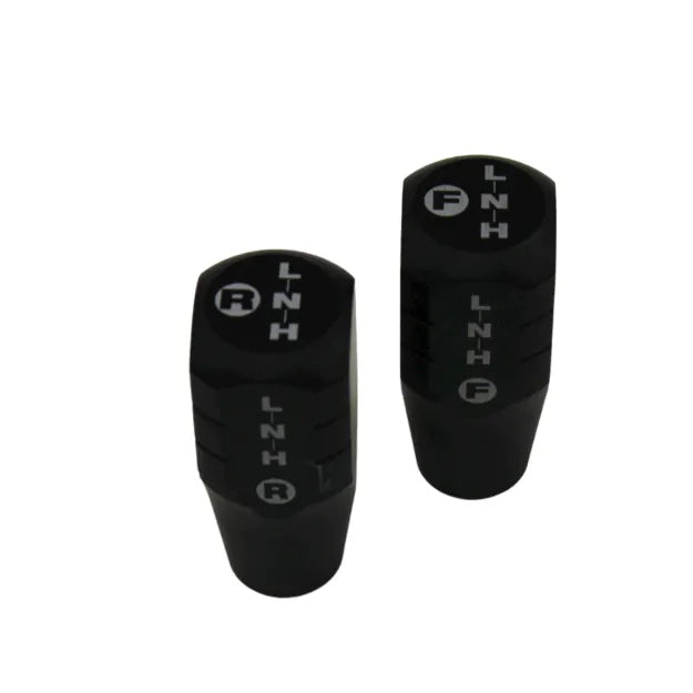 Knob Set - Atlas STD Black (Flat Faced) | SKU 303159