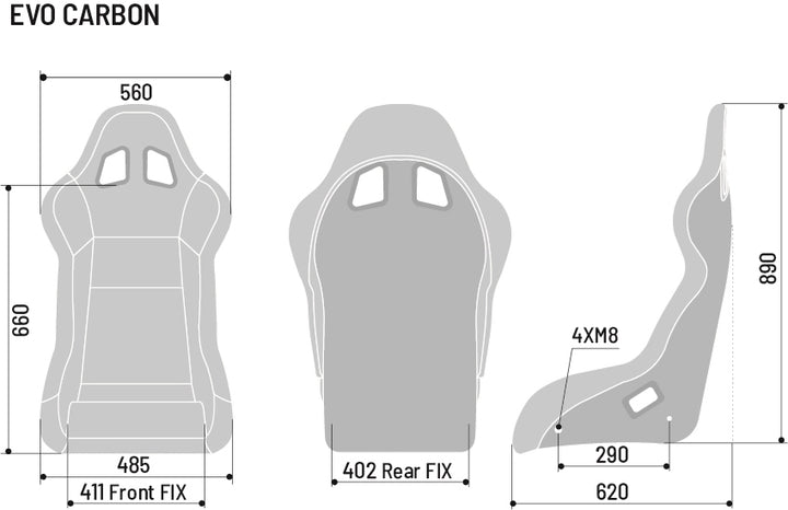 Sparco EVO Carbon FIA Racing Seat