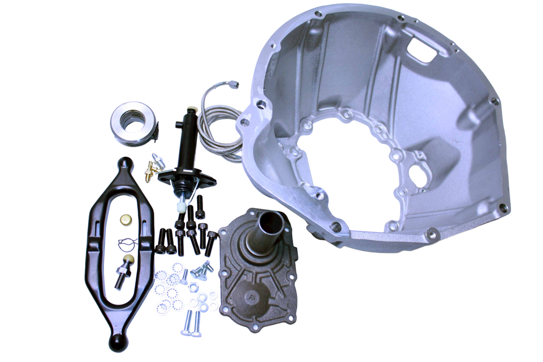 Jeep AX15 Bellhousing Kit with External Hydraulic Release (1989-1993 YJ / XJ / MJ) - 712590-IR