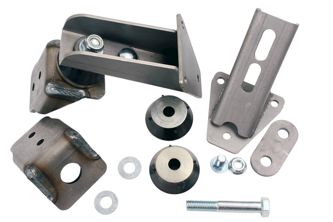 Chevy V8 and 4.3L V6 Universal Weld-In Engine Mount Kit - 713001