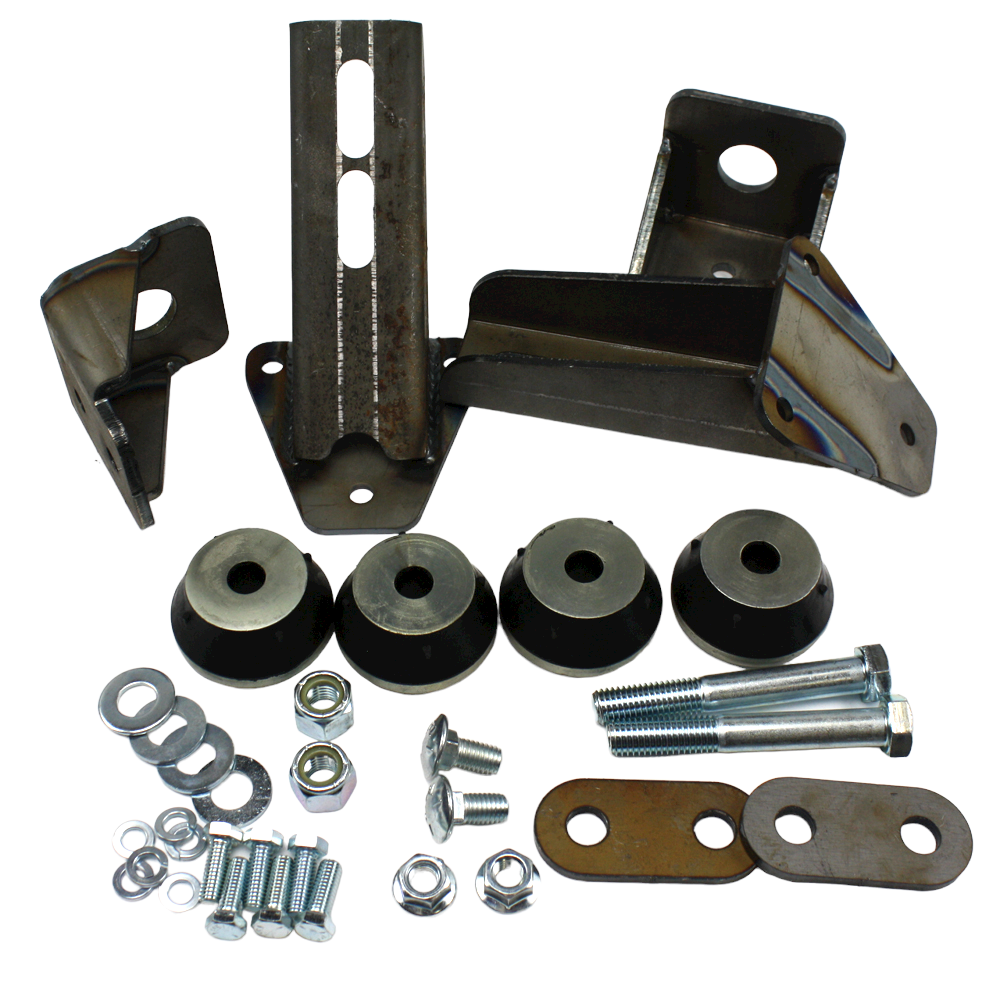 Chevy V8 and 4.3L V6 Engine Mount Kit, Wide Frame (Up to 29.75 in.) - 713007