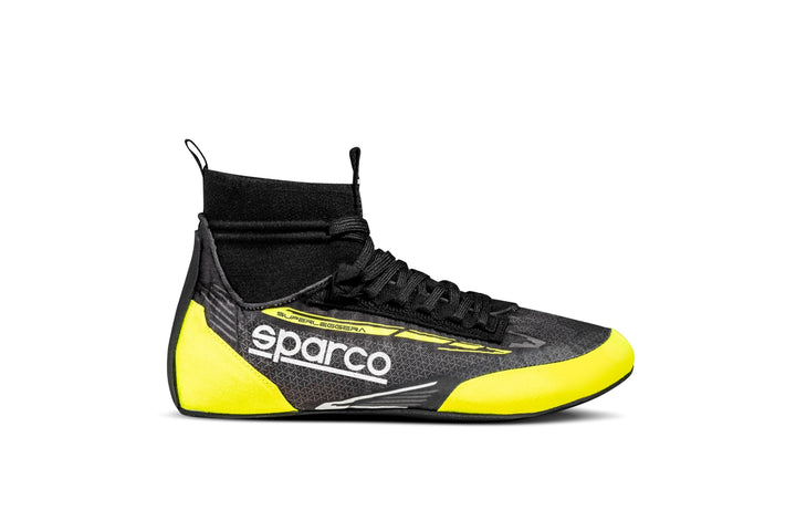 Sparco Superleggera Racing Shoes - Black/Yellow