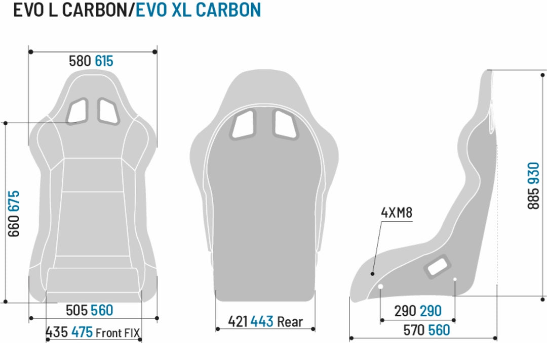 Sparco EVO L Performance Leather FIA Racing Seat