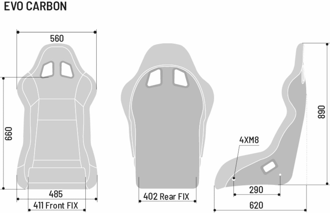 Sparco EVO Performance Carbon FIA Racing Seat