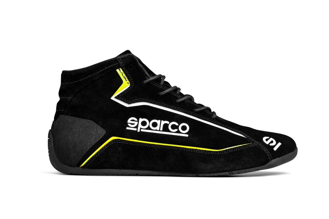 Sparco Slalom+ Youth Racing Shoes - Black/Yellow