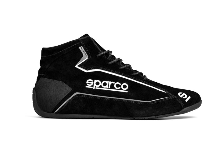 Sparco Slalom+ Youth Racing Shoes - Black/Gray