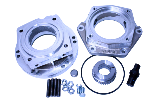 Advance Adapters 4L60E hex pattern to Atlas transfer case two-piece adapter kit