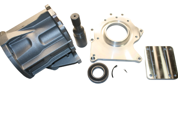 Advance Adapters JL 392 8HP75 to Atlas transfer case adapter with DTCM support mount