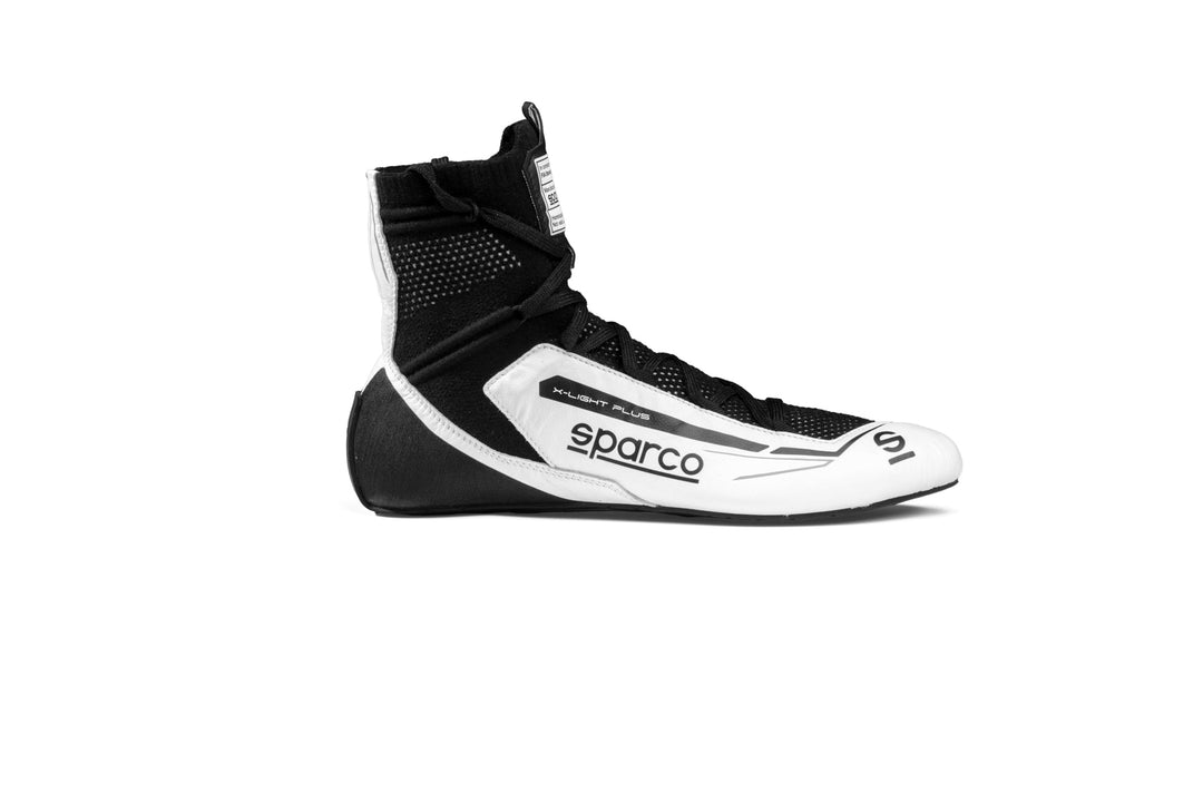 Sparco X-Light Plus Racing Shoes - White/Black