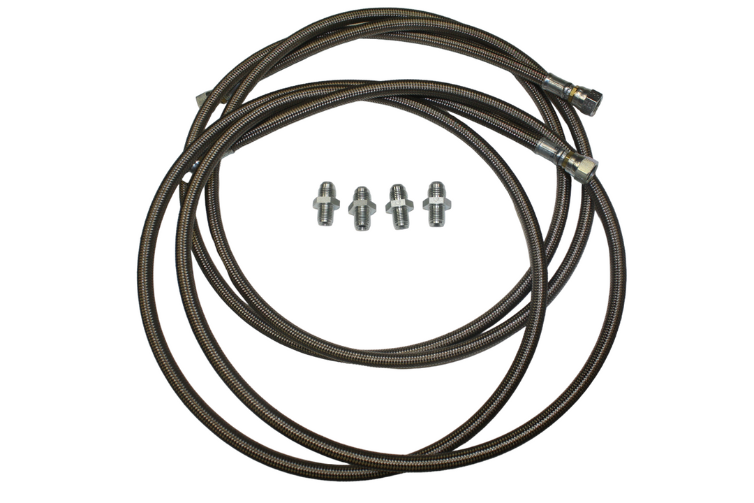 Flexible Transmission Cooler Lines, 7 ft Stainless Braided - 23-1501